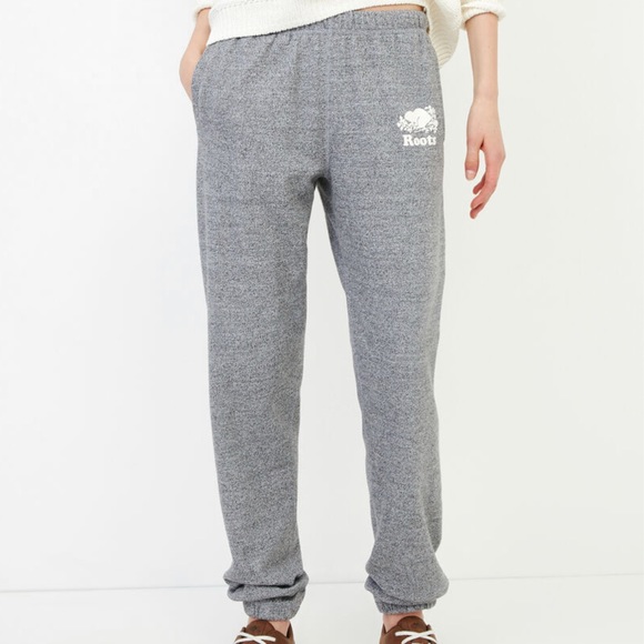 Roots Saltpepper Boyfriend Sweatpants 